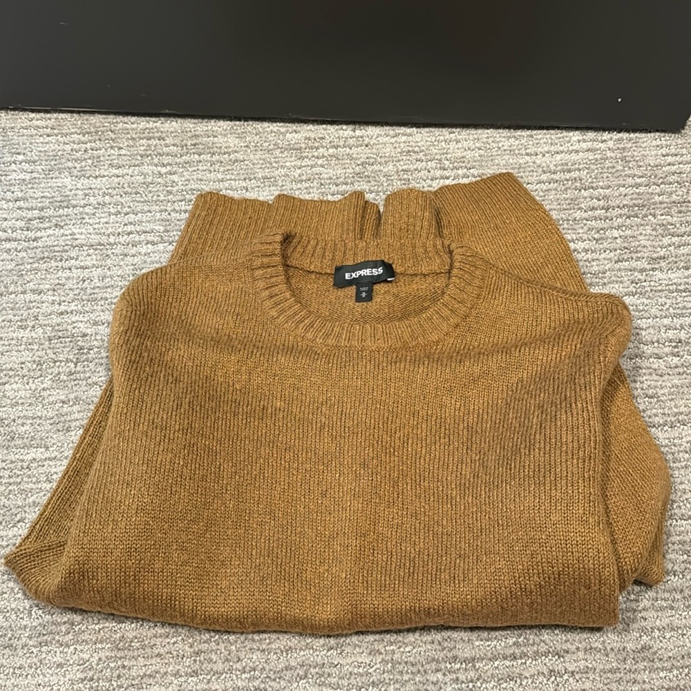 Express Men's Sweater in Brown